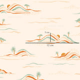 a drawing of a mountain with a tree on it