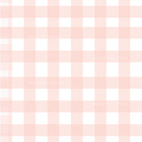 a pink and white checkered background