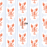 a drawing of a lobster on a white background