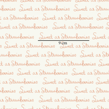 Strawberry Script (Pre Order 22- 30 Oct)