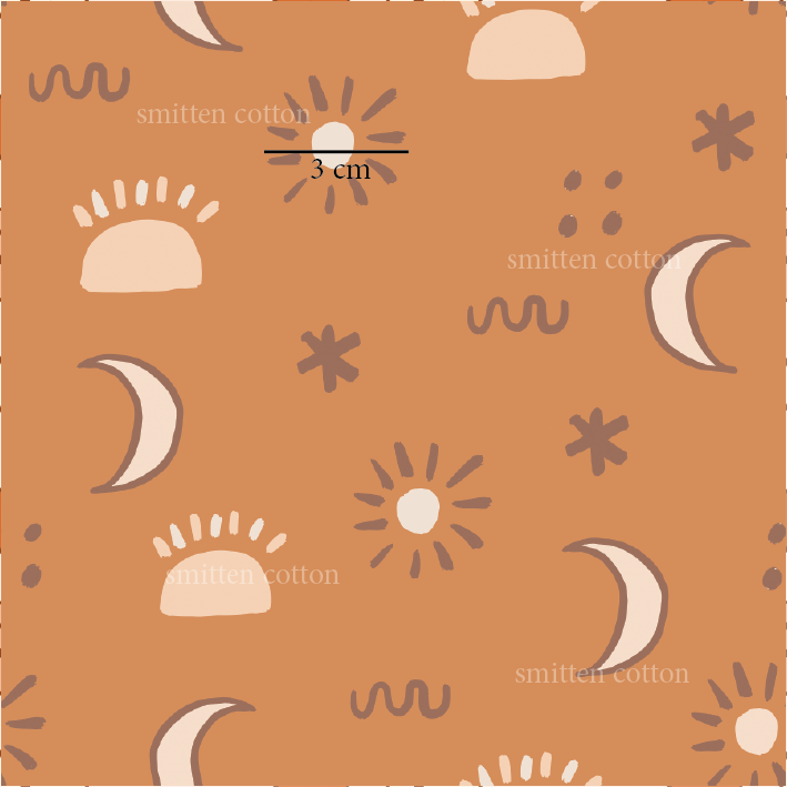 Moondust (Pre Order 27 Aug 3 Sept) Smitten Cotton Fabric Company