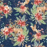 Christmas animals Navy (Pre Order 22- 30 Oct)