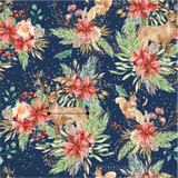 Christmas animals Navy (Pre Order 22- 30 Oct)