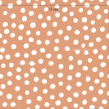 Primrose Polka Dots Rust - 0.9M Double Gauze Retail