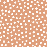 Primrose Polka Dots Rust - 0.9M Double Gauze Retail