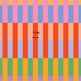 The image is a colorful pattern composed of vertical stripes in various shades of pink, blue, orange, and green. The image is described as a collage of multiple images, and it is not a single image but rather a collection of different images. The image does not contain any text, and the description provided is concise and avoids redundancy.