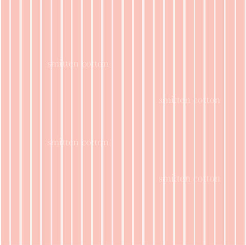 a pink striped background with white stripes