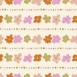 a pattern of flowers on a white background