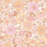 a flowery background with many different colors