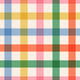 The image is a seamless pattern with a repeating checkerboard design in various bright colors, including shades of blue, yellow, pink, green, and orange.