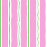 a repeating pattern of pink and green vertical stripes.