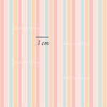 a pink and green striped wallpaper with the word 1 cm