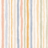 a repeating pattern of vertical stripes in various pastel colors, including shades of blue, green, orange, and yellow. The stripes are arranged in a grid-like pattern, creating a visually appealing and textured background.