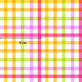 The image is a colorful, multicolored grid pattern with a ruler indicating the size of the image.