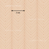 a repeating pattern of diagonal lines in shades of brown and beige, creating a visually striking and textured design.