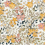 a colorful floral pattern on a white background