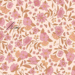 a pink and brown floral pattern with the word mom on it