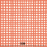 an orange and white background with a grid pattern