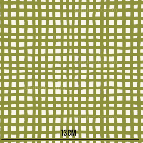 a green and white checkered pattern with the word moq on it