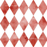 a repeating pattern of red and white diamond shapes arranged in a grid-like fashion.