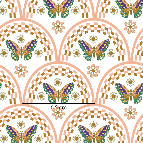 a picture of a pattern with a butterfly on it