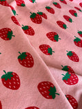 Knit Fabric- Strawberry