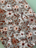 Vintage Floral- Rib Knit Sample