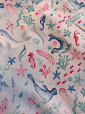 Narwhal - Cotton Lycra Sample