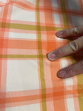 Strawberry Plaid- IMPERFECT Cotton Lycra Retail