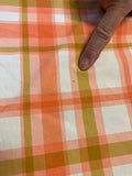 Strawberry Plaid- IMPERFECT Cotton Lycra Retail