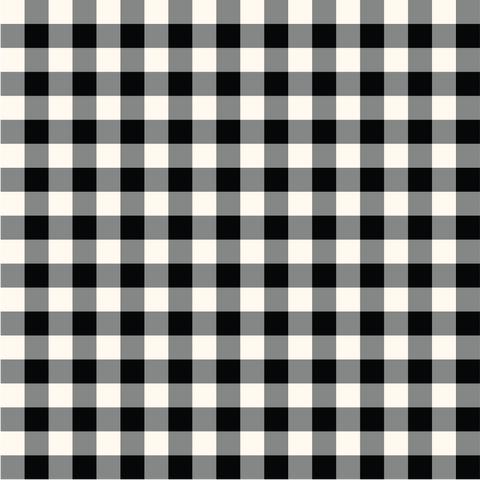 Monochrome Gingham (Pre Order 10- 18 Oct)