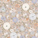 a floral wallpaper with many different flowers