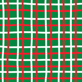 a repeating pattern of red and white diagonal lines on a green background.