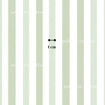 a single object, which is a small black dot, positioned in the center of a repeating pattern of green and white vertical stripes.