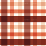 an orange and white plaid pattern