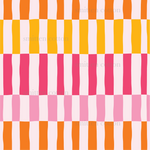 a pink, orange, and yellow striped pattern