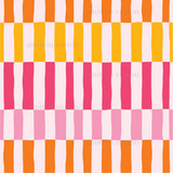 a pink, orange, and yellow striped pattern