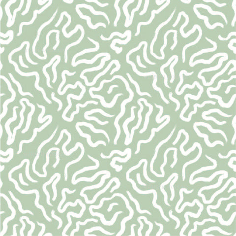 a green and white pattern with white lines