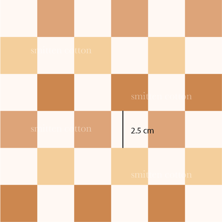 Neutral Check (Pre Order 5- 13 June) – Smitten Cotton Fabric Company
