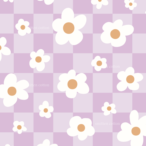 Bloom Gingham Lilac (Pre Order 10- 18 Oct)