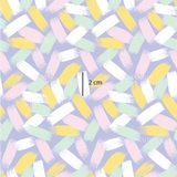 a drawing of a pattern in pastel colors