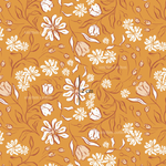 Little Boho Flowers Mustard (Pre Order 10- 18 Oct)