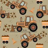 a picture of a pattern of a construction vehicle