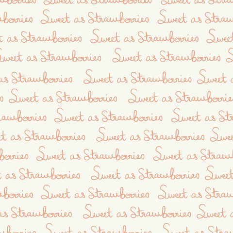 Strawberry Script (Pre Order 12- 20 Feb)