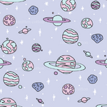 Galaxy Doodle Blue (Pre Order 10- 18 Oct)