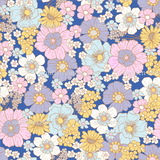 Milly Blue- 1M Cotton Lycra Retail