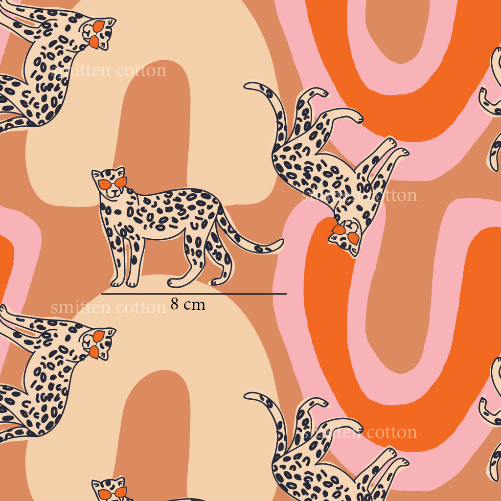 Cheetah Tan (Pre Order 22- 30 Oct) – Smitten Cotton Fabric Company