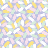 a pattern with pastel colors on a purple background