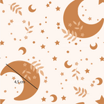 a white background with stars and crescents