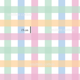 Pastel Gingham- (Imperfect) Cotton Woven Retail